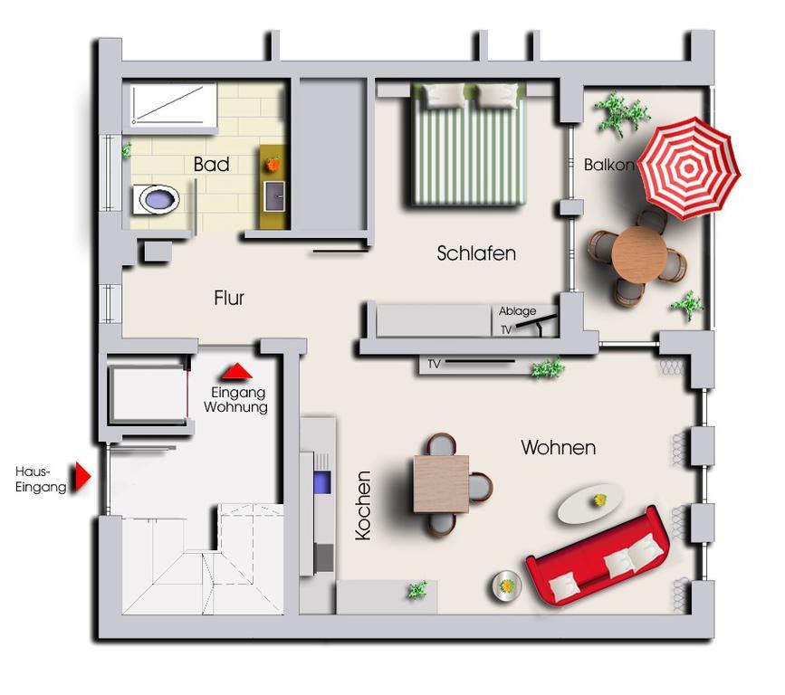 Ferienwohnung Kurpark Xanten Exterior foto